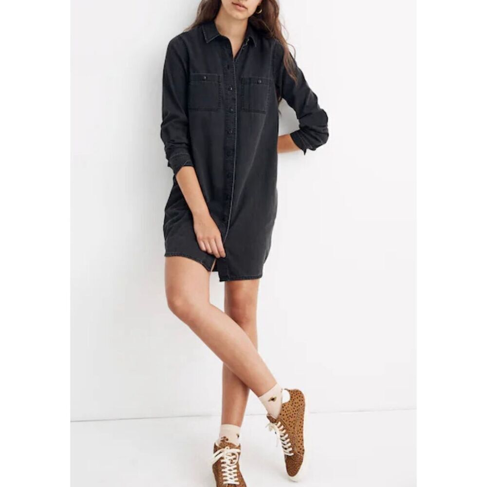 Madewell Denim Button Down Dress